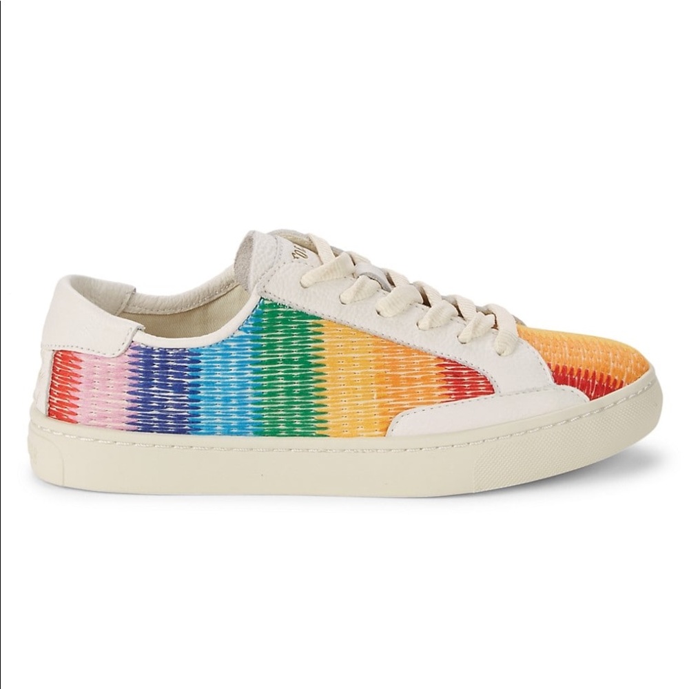 SOLUDOS ombré rainbow pride Ibiza sneaker size 8.5